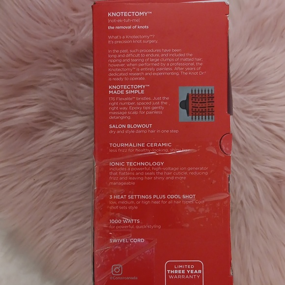 Brand New CONAIR ALL-in-ONE DRYER BRUSH SET- *NOTE - Picture 3 of 7